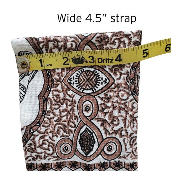 Boho Elephant Crossbody Cotton Purse Made in Thailand 100% Cotton Comfy Bag - Picture 16 of 16